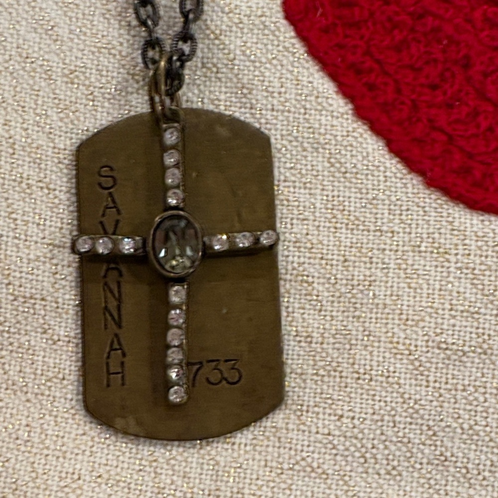 Savannah Bronze and Silver Necklace